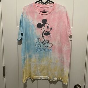 Disney Mickey Mouse Tie-Dye Tee Shirt